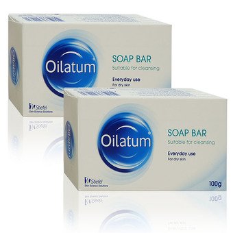2pcs * oilatum 비누 바 100g 건성 피부, 아기, 가려움증 민감한 피부